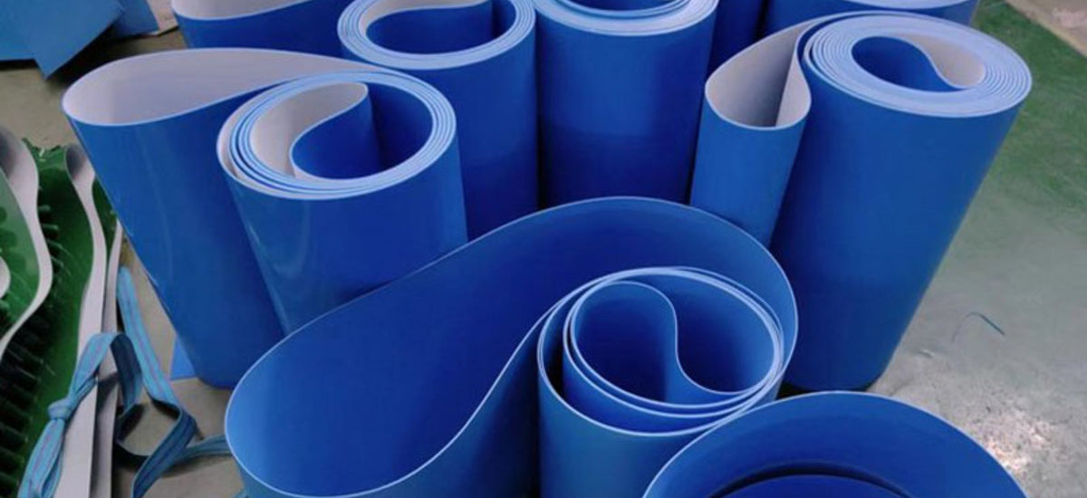 2 + 3 Ply Blue Food Quality PVC Belting
