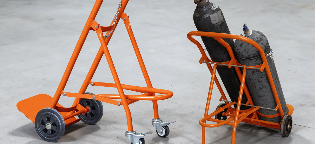Double Gas Bottle Trolley
