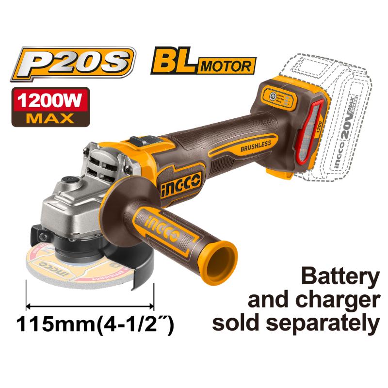 20V Lithium-ion Angle Grinder
