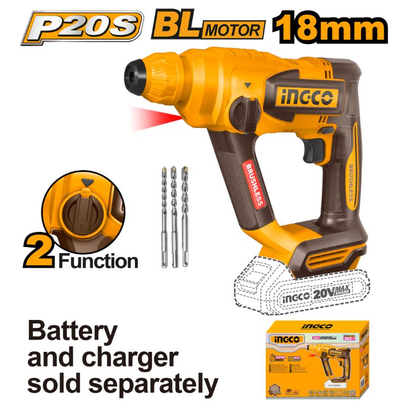20V Lithium-ion Rotary Hammer, 18MM